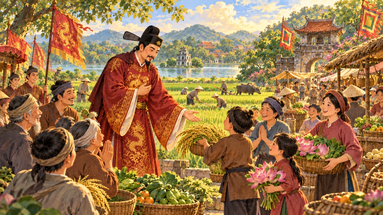 Tranh trang 4: Nghĩa quân cùng đồng lòng chiến đấu