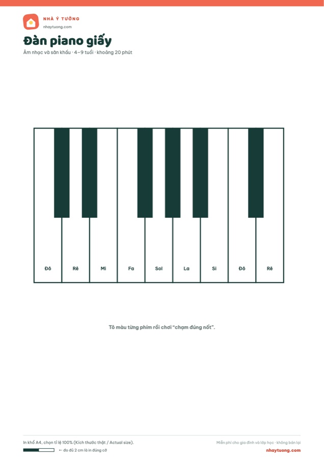 Đàn piano giấy