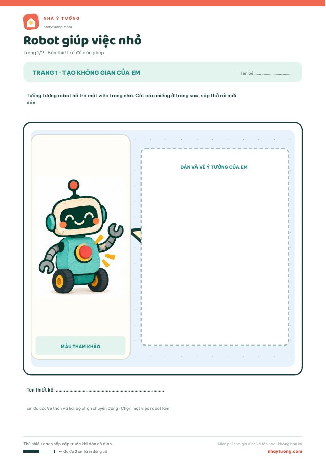 Robot giúp việc nhỏ