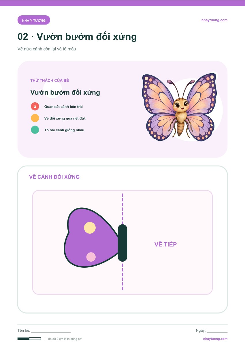 Vườn bướm đối xứng